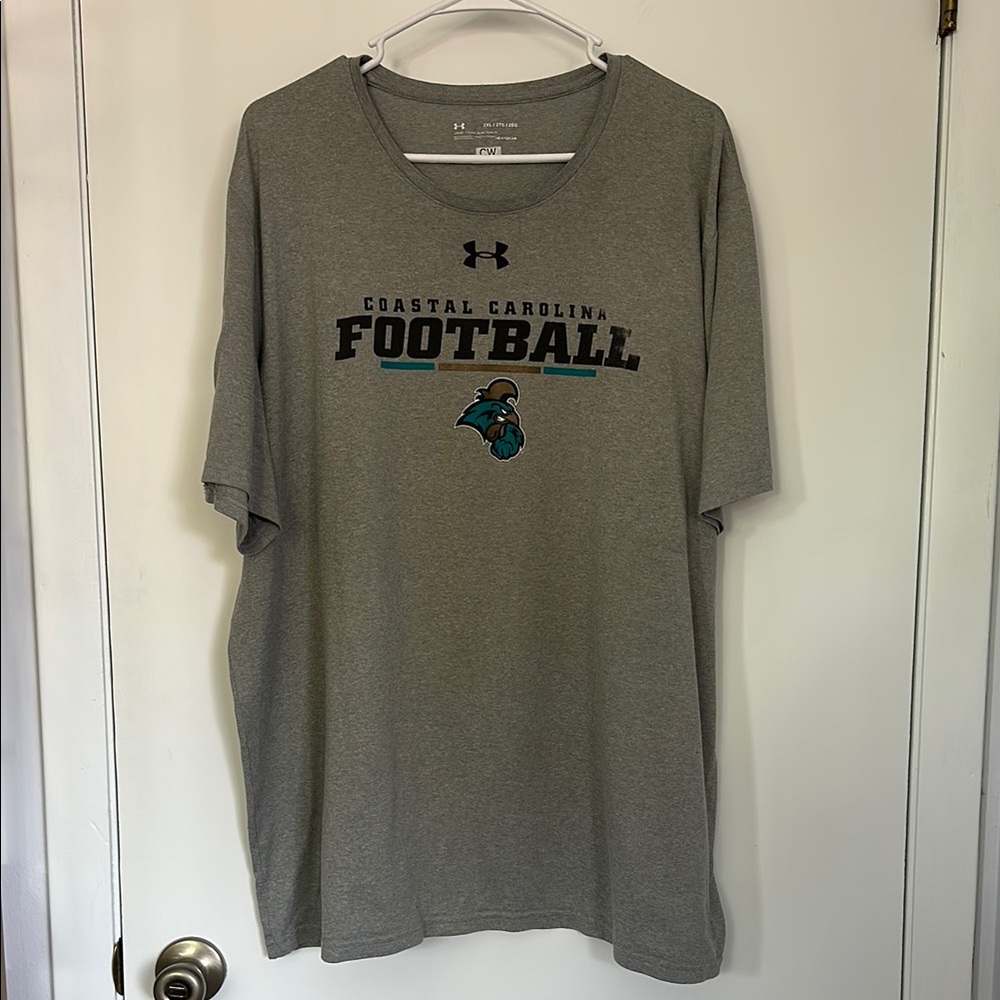 Under Armour Gray Short Sleeve Tee Athletic Comfort